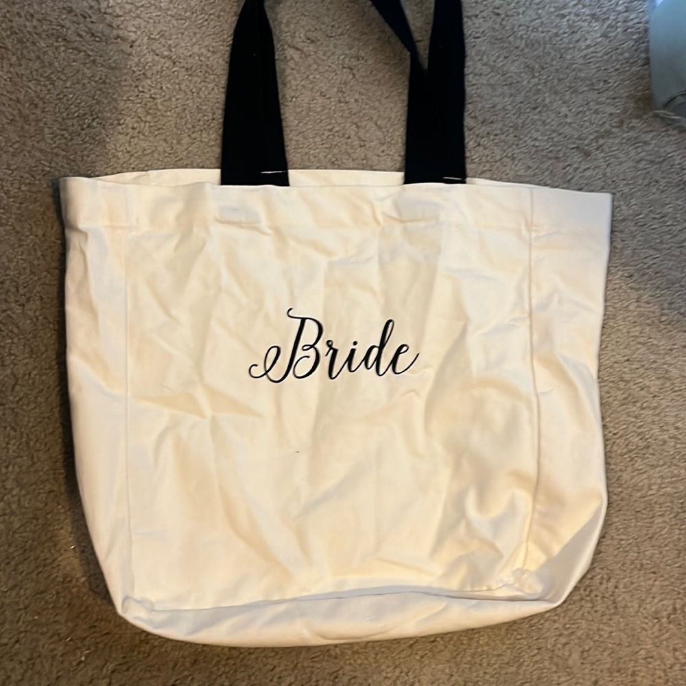 Bride tote bag